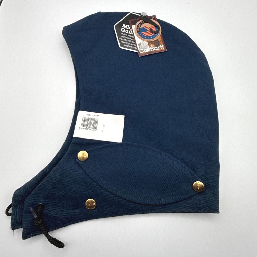 Carhartt Replacement Detachable Hood Lined Mens A04 NVY Blue One Size NWT NOS